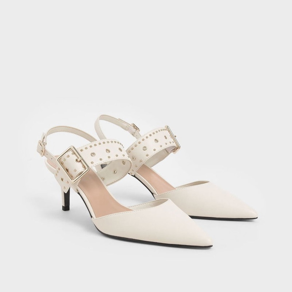 Charles and Keith Studded Slingback Heel